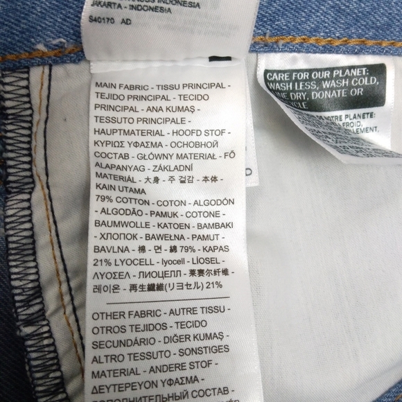 NWT Levi's x Farm Rio Ribcage Straigh Crop Jean - Picture 11 of 13